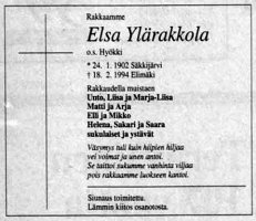 Ylärakkola Elsa