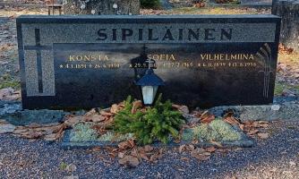 Sipiläinen Konsta, Sofia ja Vilhelmiina