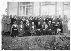 Äitienpäivä koululla 1938