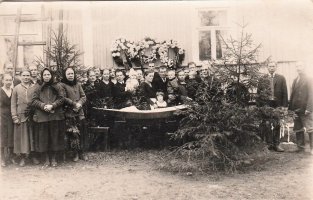 Maria Myyrän o.s. Kirpun hautajaiset 1933