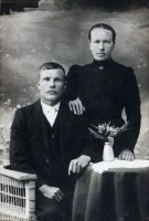 Juonas Venäläinen ja Selma Meijer vihille 1913