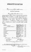 Kansakoulun päättötodistus