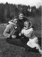 Einari, Olga ja Rauha Sipiläinen. 
