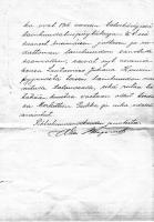 Ote Kihlakunnanoikeuden lainhuudatuspöytäkirjasta koskien 29.11.1905 tehtyä osuuden ostoa talosta n:o 1 sivu 2. 