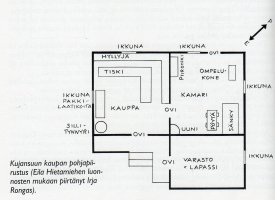 Kujansuun (15) kaupan pohjapiirros