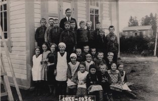 Hounin koululaisia 1935 - 36