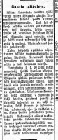 Sanomalehti Karjalan ääni 15.5.1919 kertoi tulipalosta.