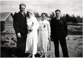 Helmi Avelinin ja Einari Myllysen häitä vietettiin 1935