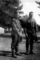 Jalmari ja Mikko Mälkki Utin sotaharjoituksissa 1936