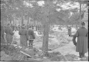 1. Käkisalmi on juhlinut siirtoväen päivää, 23.3.1943 (Sot.virk. L.Lamminmäki, valokuvaaja, SA-kuva)